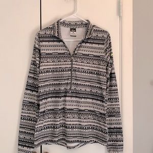 Nike Dri-Fit Long Sleeve Patterned Active Top